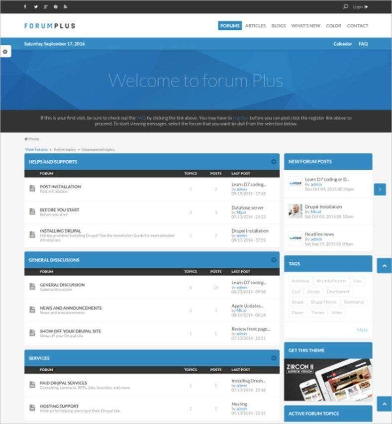 Detail Html Forum Template Nomer 19