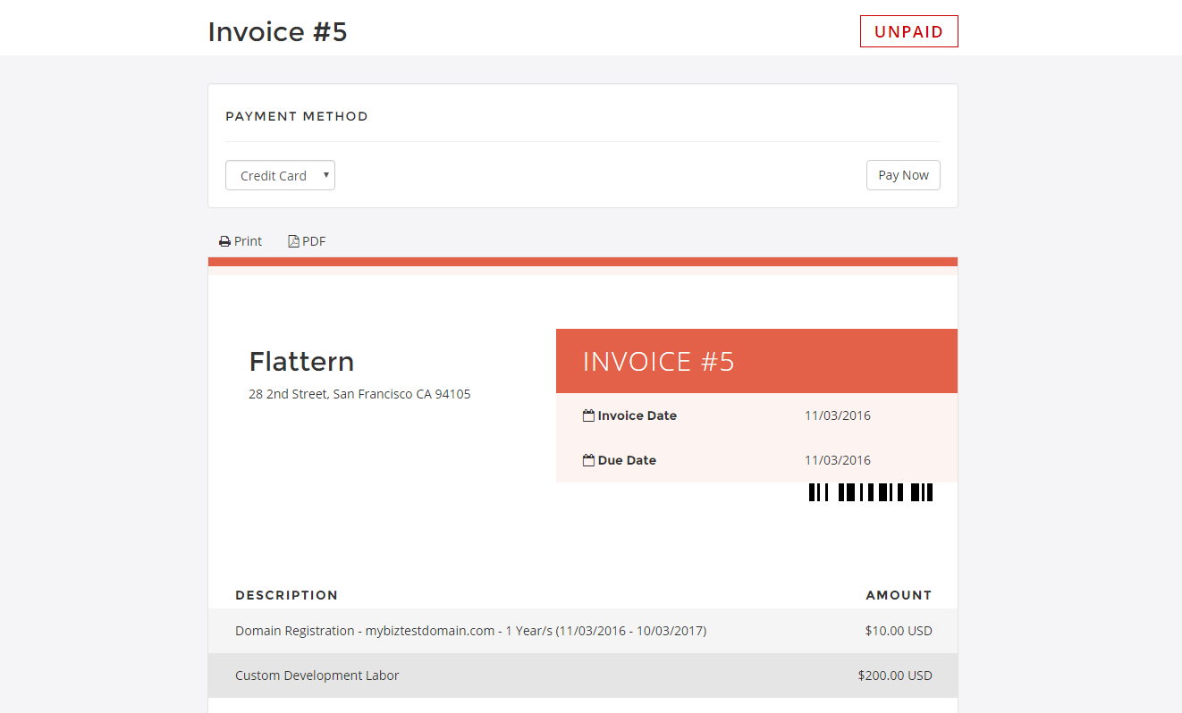 Detail Html Invoice Template Nomer 48
