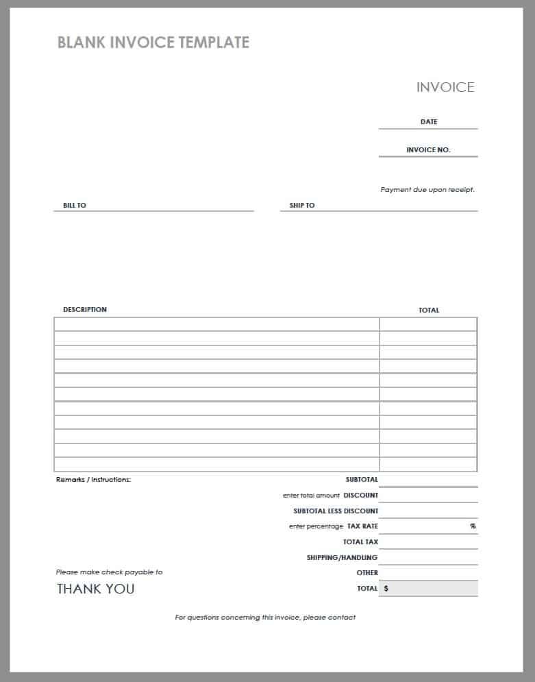 Detail Html Invoice Template Nomer 10