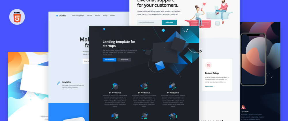 Detail Html Page Template Nomer 16