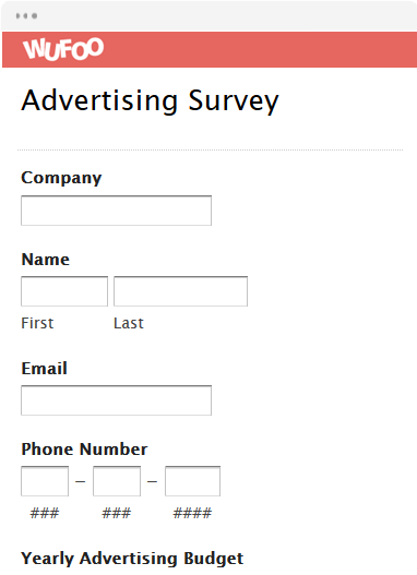 Detail Html Survey Template Nomer 13