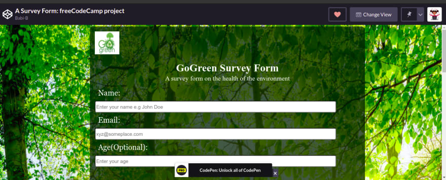 Detail Html Survey Template Nomer 27