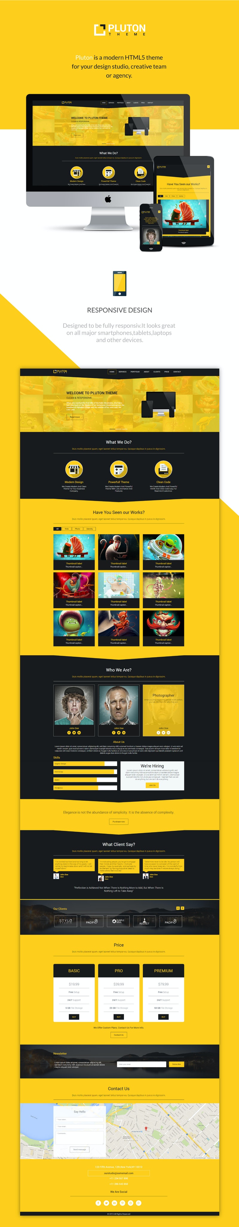 Detail Html Template Images Nomer 21