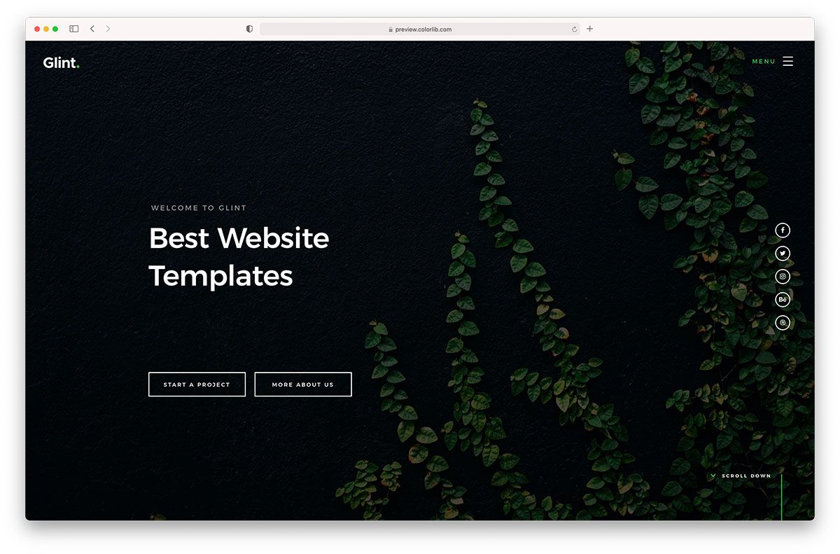 Detail Html Template Images Nomer 34