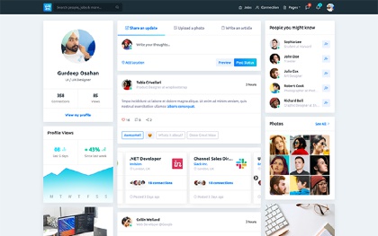 Detail Html Template Social Media Nomer 4