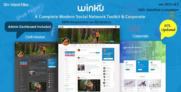 Detail Html Template Social Media Nomer 9