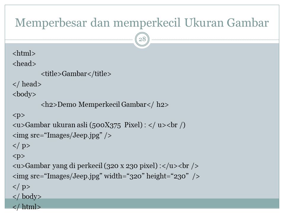 Detail Html Untuk Meperbesar Gambar Nomer 28