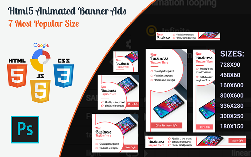 Detail Html5 Banner Template Nomer 29