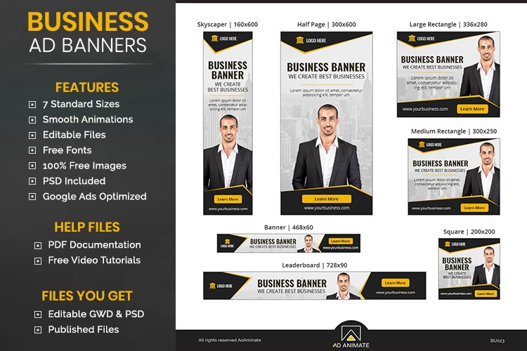 Detail Html5 Banner Template Nomer 50