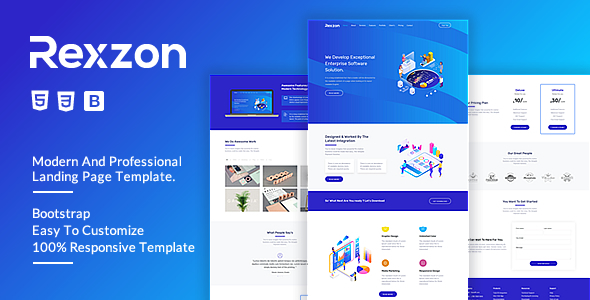 Html5 Landing Page Template - KibrisPDR