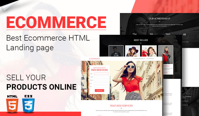 Detail Html5 Landing Page Template Nomer 20