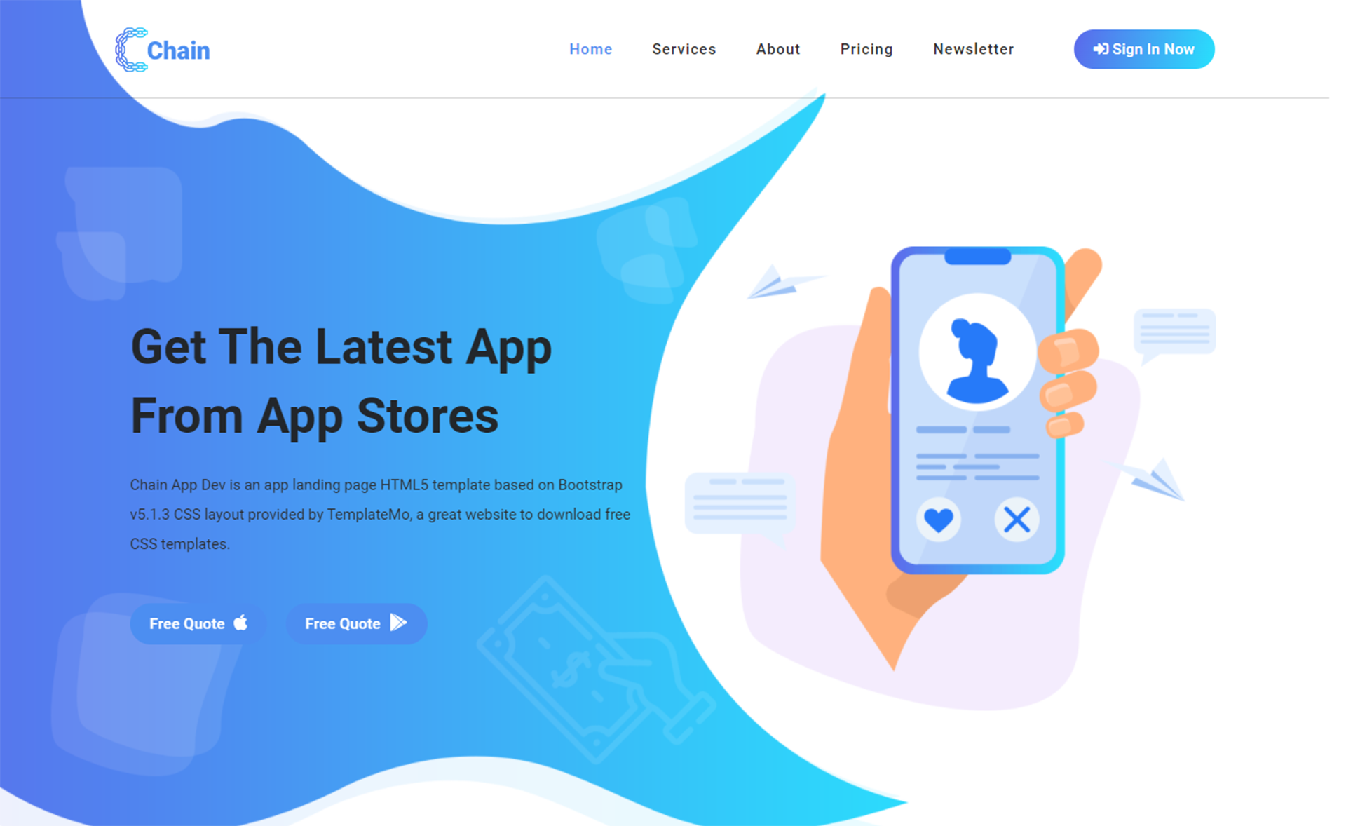 Detail Html5 Landing Page Template Nomer 25