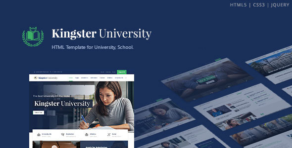 Detail Html5 University Template Nomer 20