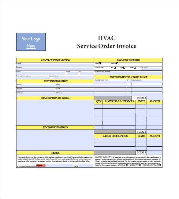 Detail Hvac Report Template Nomer 16