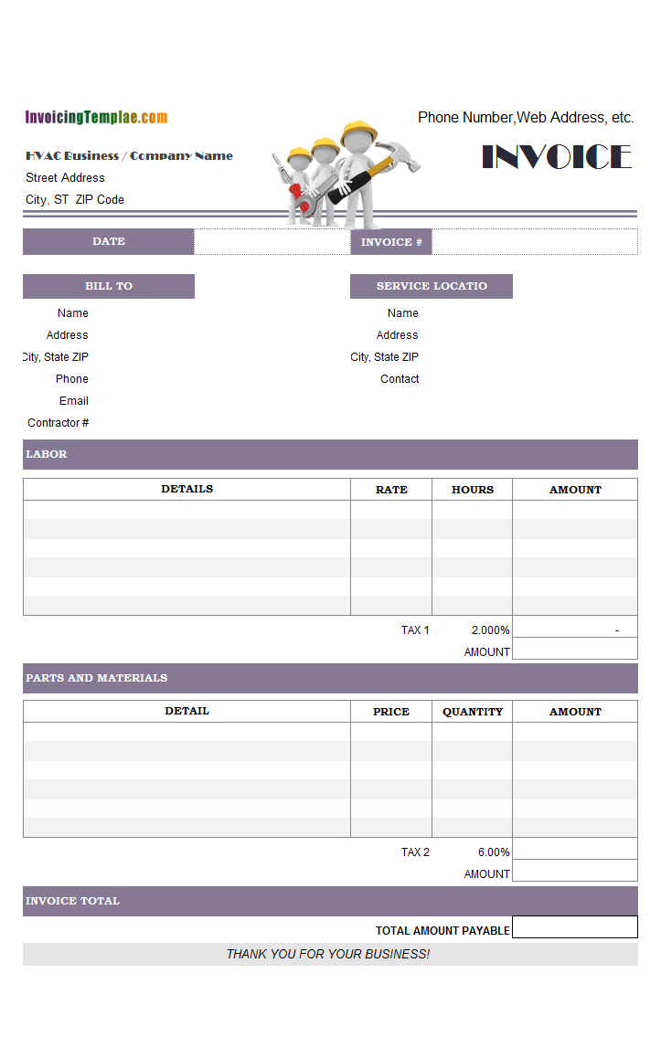 Detail Hvac Report Template Nomer 29