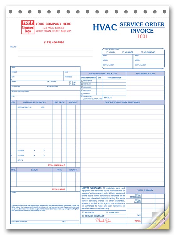 Detail Hvac Service Report Template Nomer 18