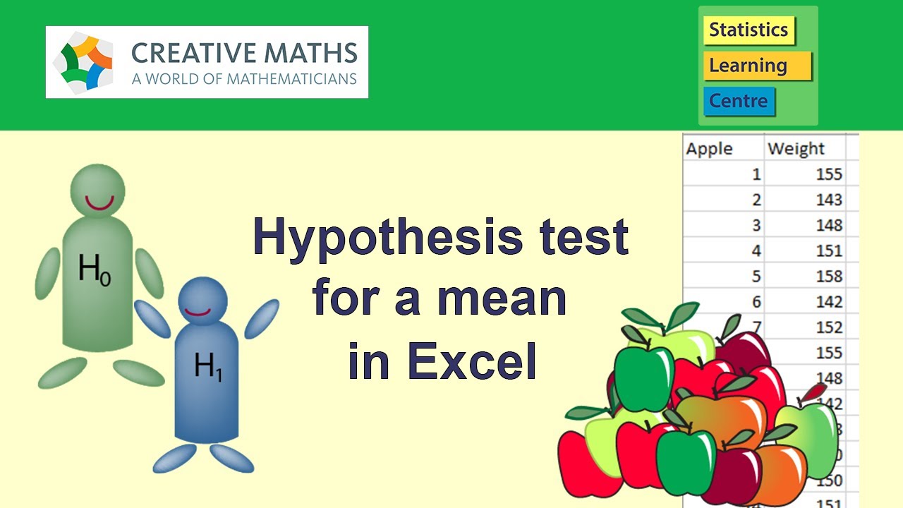 Detail Hypothesis Testing Excel Template Nomer 37