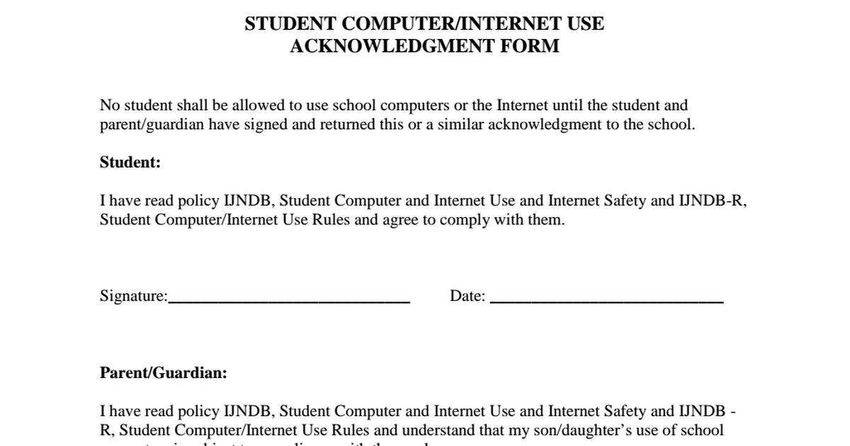 Detail I Have Read And Understood Template Nomer 32