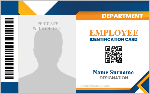 Detail Id Card Design Template Nomer 31