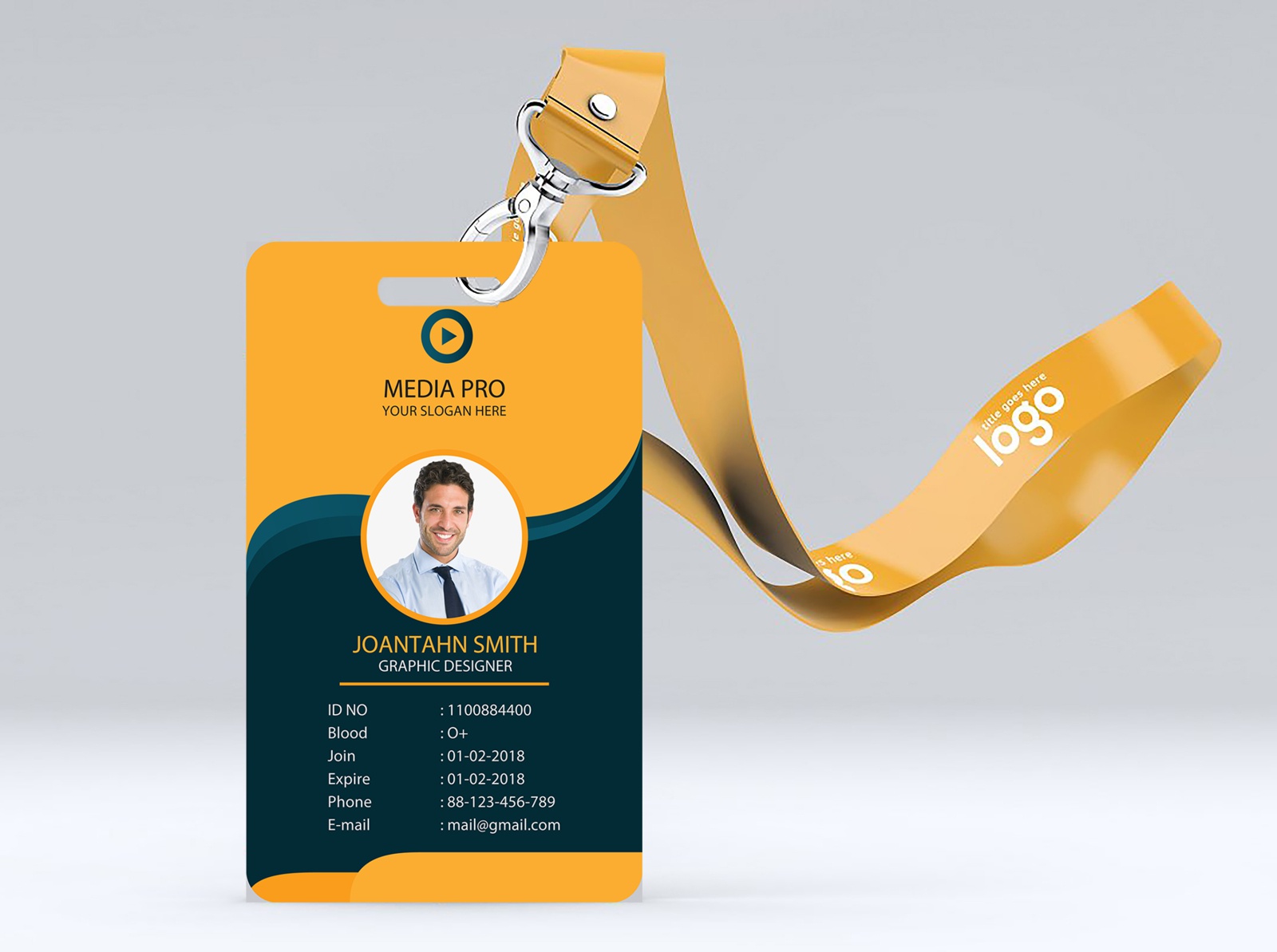 Detail Id Card Design Template Nomer 41