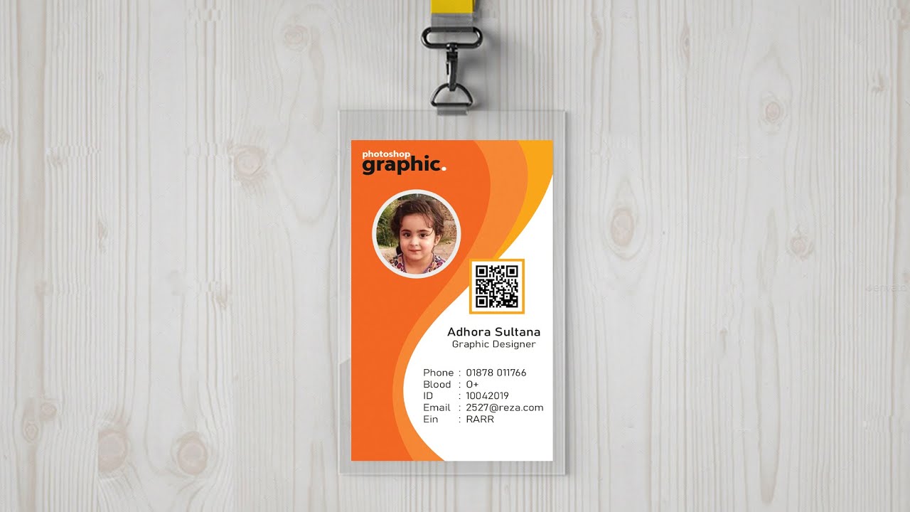 Detail Id Card Design Template Nomer 8