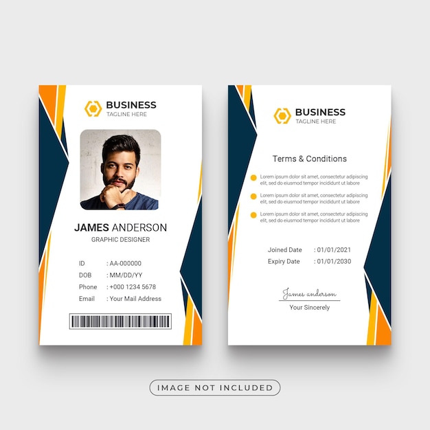 Detail Id Card Employee Template Nomer 12