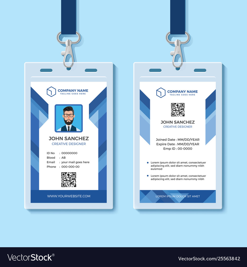 Detail Id Card Employee Template Nomer 4