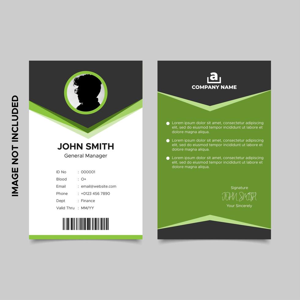 Detail Id Card Employee Template Nomer 34