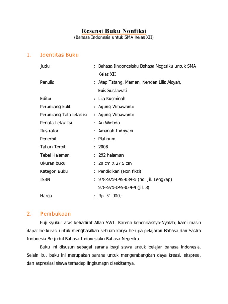 Detail Identitas Buku Nonfiksi Nomer 9