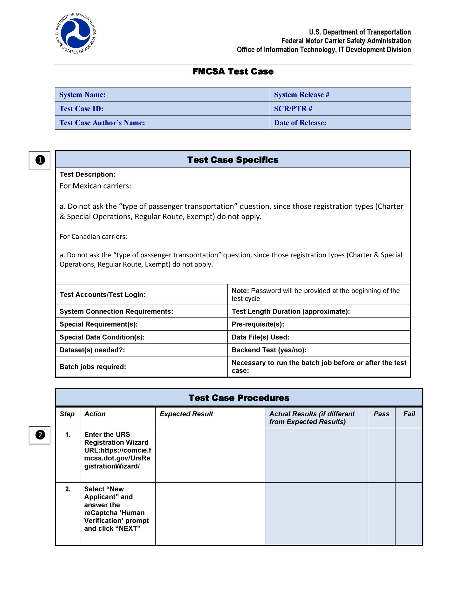 Detail Ieee Test Case Template Nomer 21