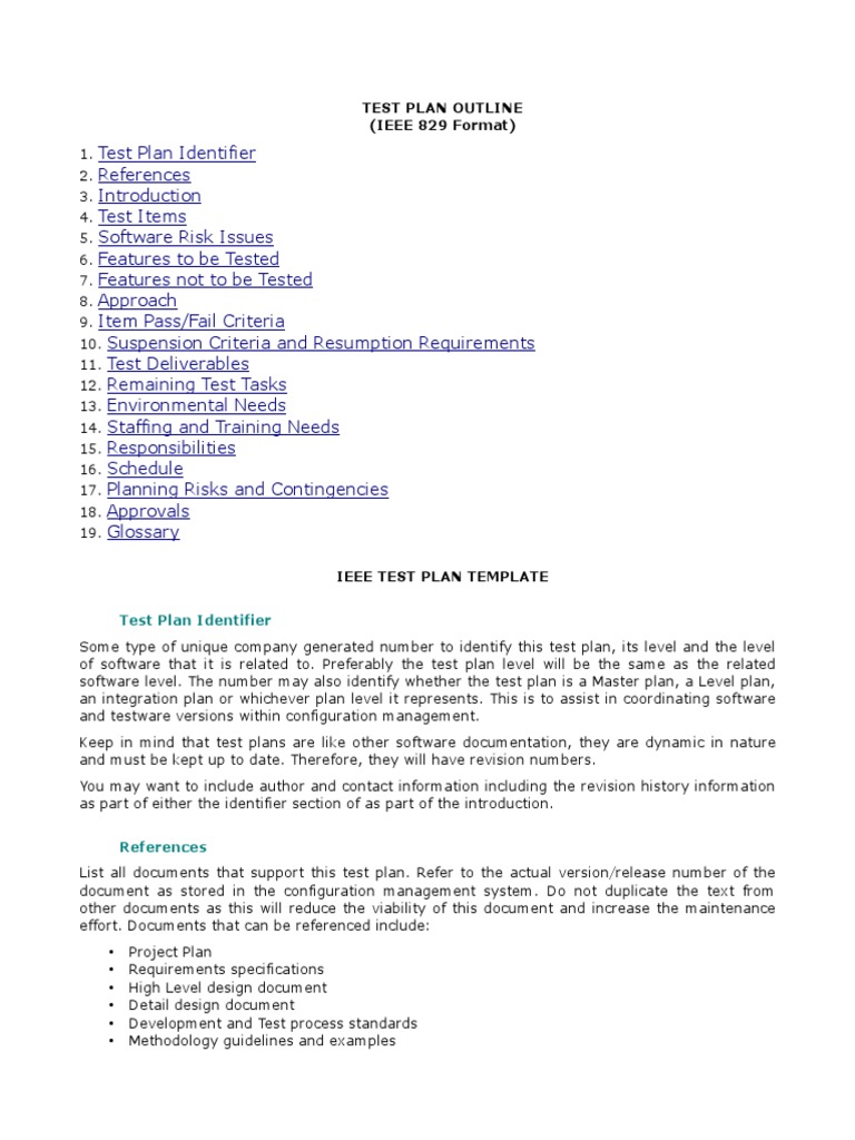 Detail Ieee Test Case Template Nomer 27