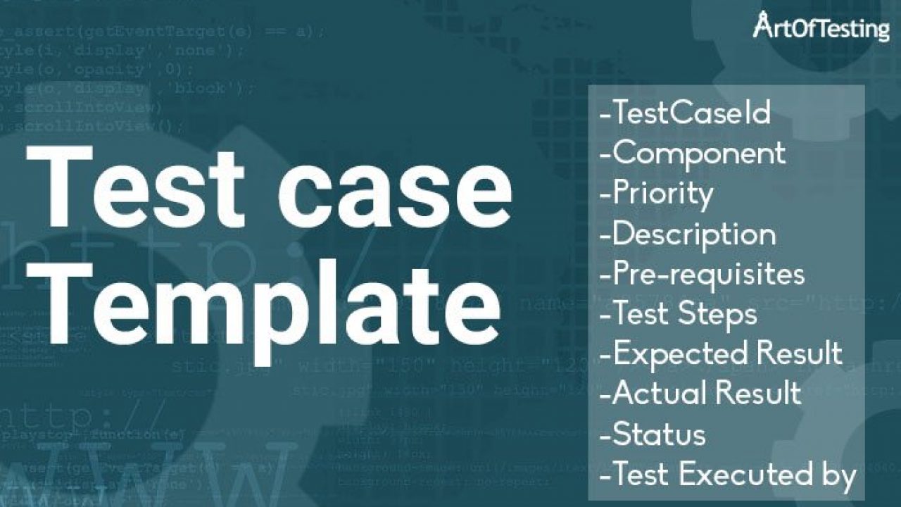 Detail Ieee Test Case Template Nomer 36