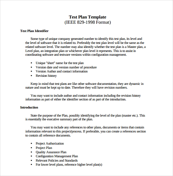 Detail Ieee Test Case Template Nomer 37