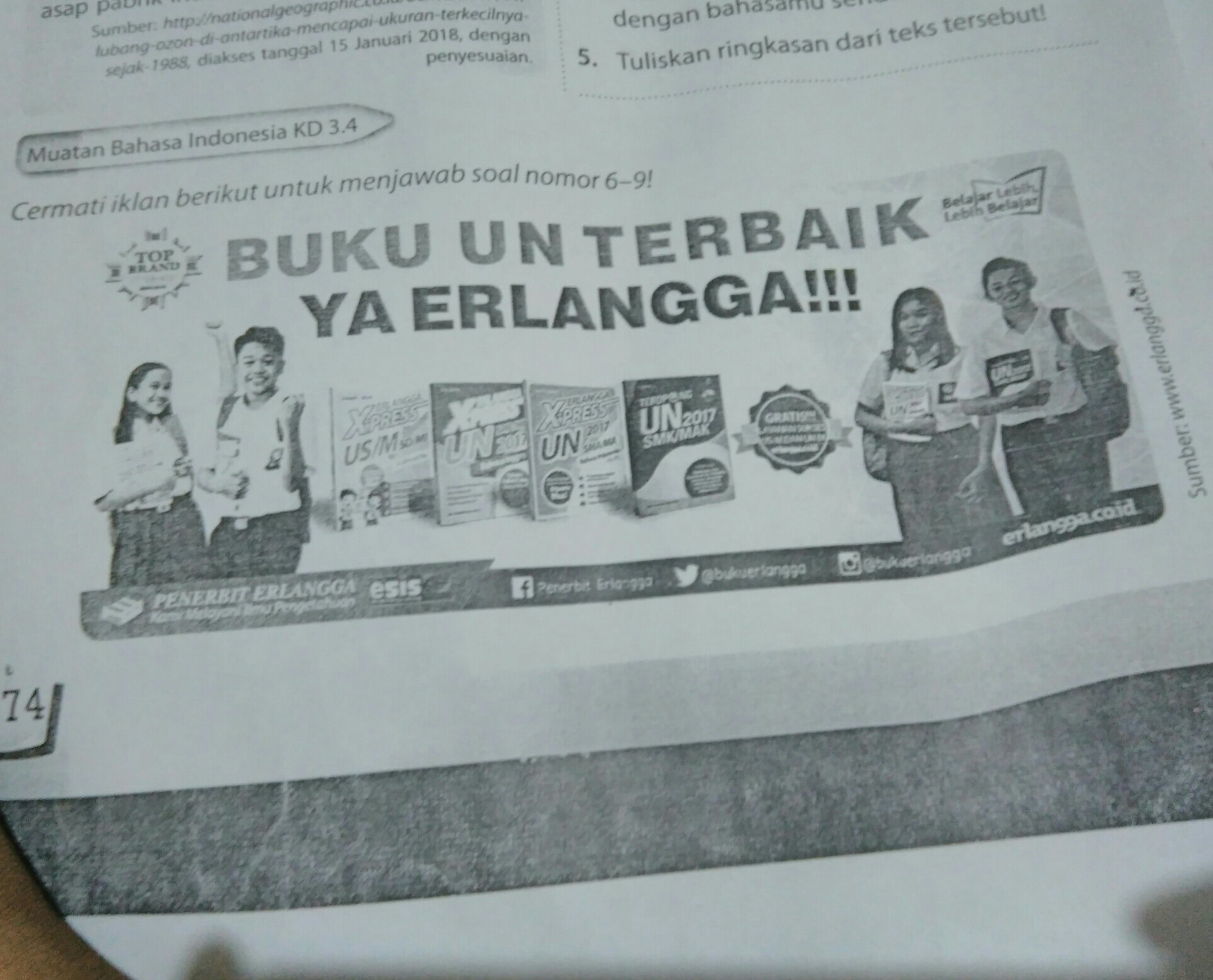 Detail Iklan Buku Erlangga Nomer 44