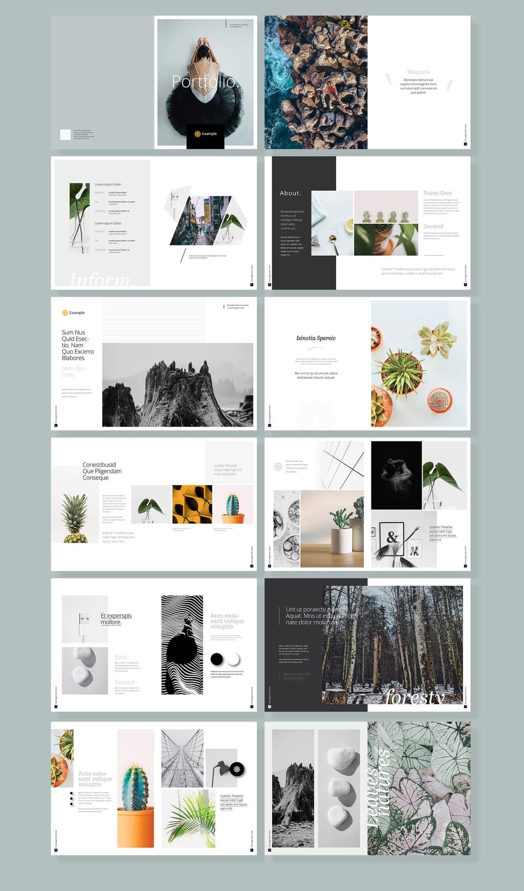 Detail Image Portfolio Template Nomer 23