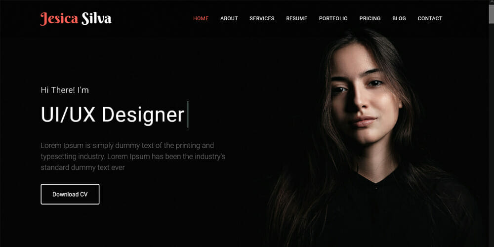 Detail Image Portfolio Template Nomer 37