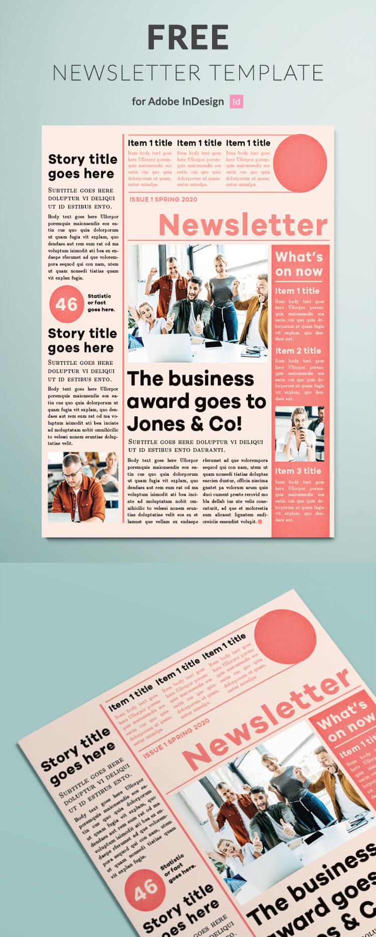 Detail Indesign Newspaper Template Nomer 15