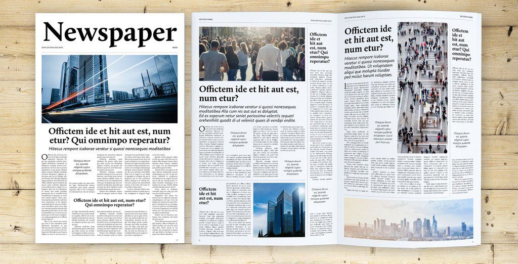 Detail Indesign Newspaper Template Nomer 26