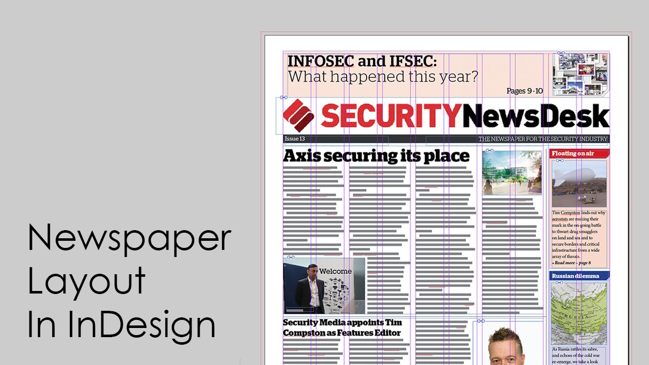 Detail Indesign Newspaper Template Nomer 4