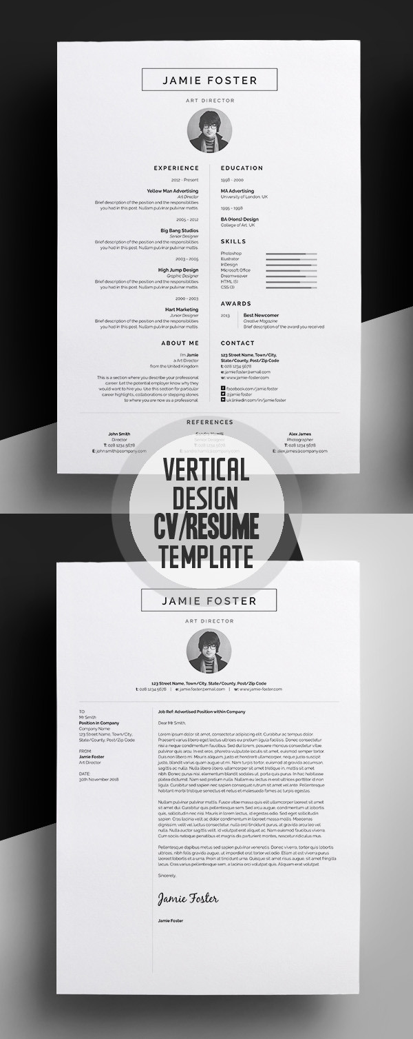 Indesign Resume Template 2018 - KibrisPDR