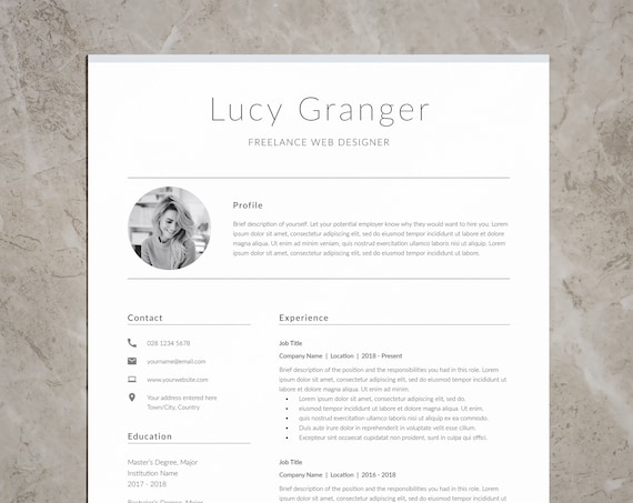 Detail Indesign Resume Template 2018 Nomer 25