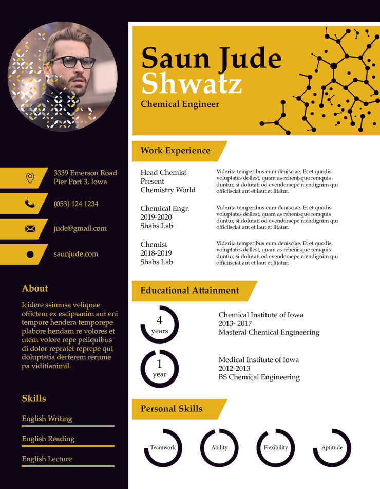 Detail Indesign Resume Template 2018 Nomer 28