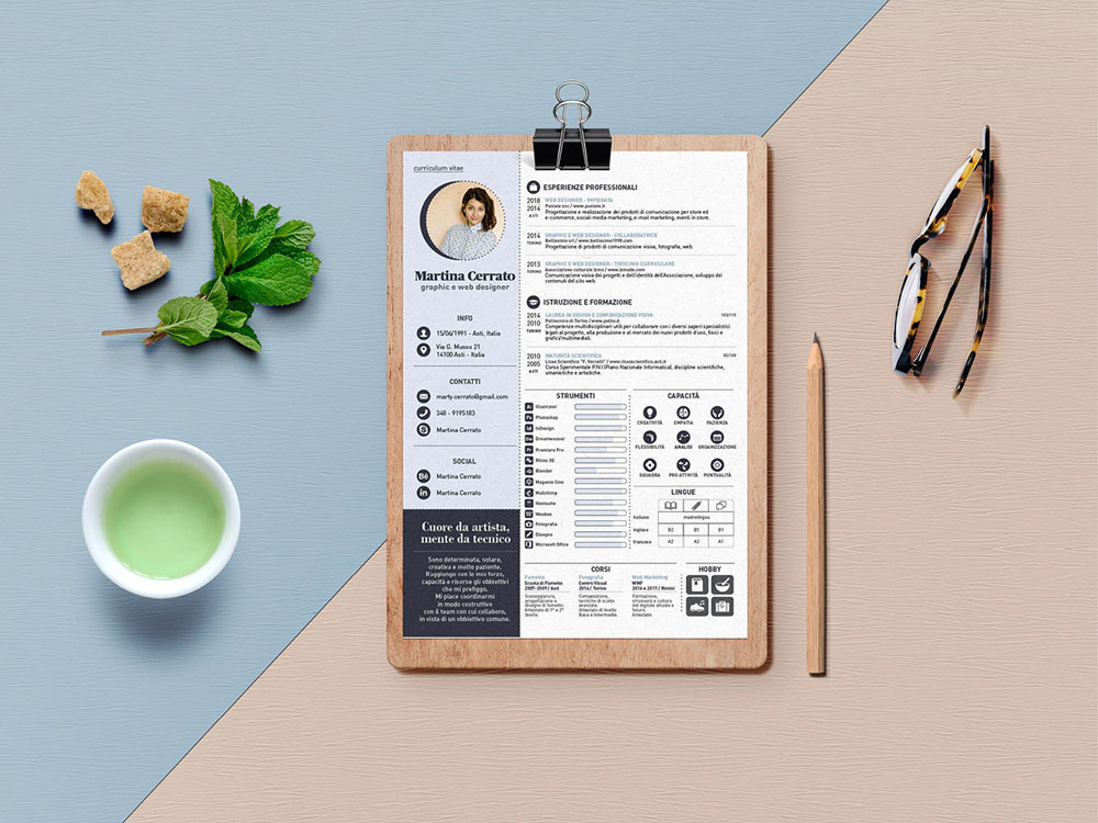 Detail Indesign Resume Template 2018 Nomer 52