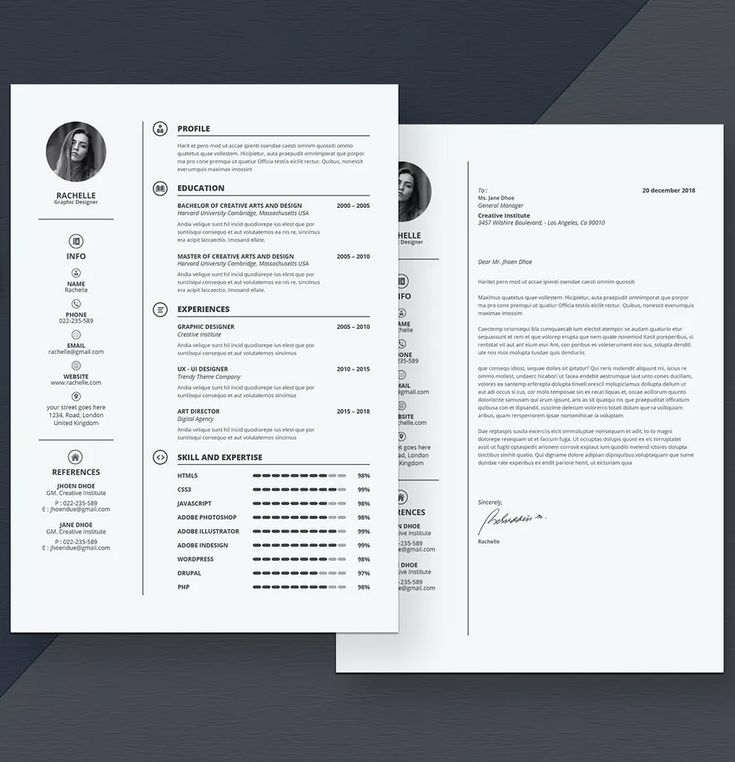 Detail Indesign Resume Template 2018 Nomer 7