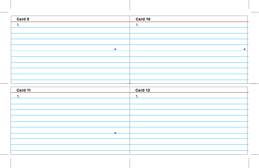 Detail Index Card Template Nomer 11