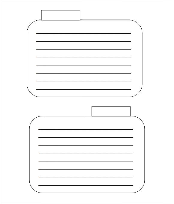 Detail Index Card Template Nomer 17