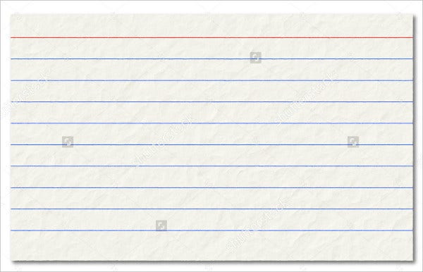 Detail Index Card Template Nomer 19