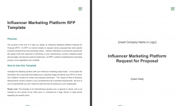 Detail Influencer Marketing Proposal Template Nomer 3