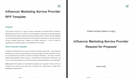 Detail Influencer Marketing Proposal Template Nomer 8