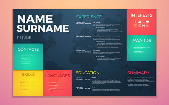 Detail Infographic Biography Template Nomer 11